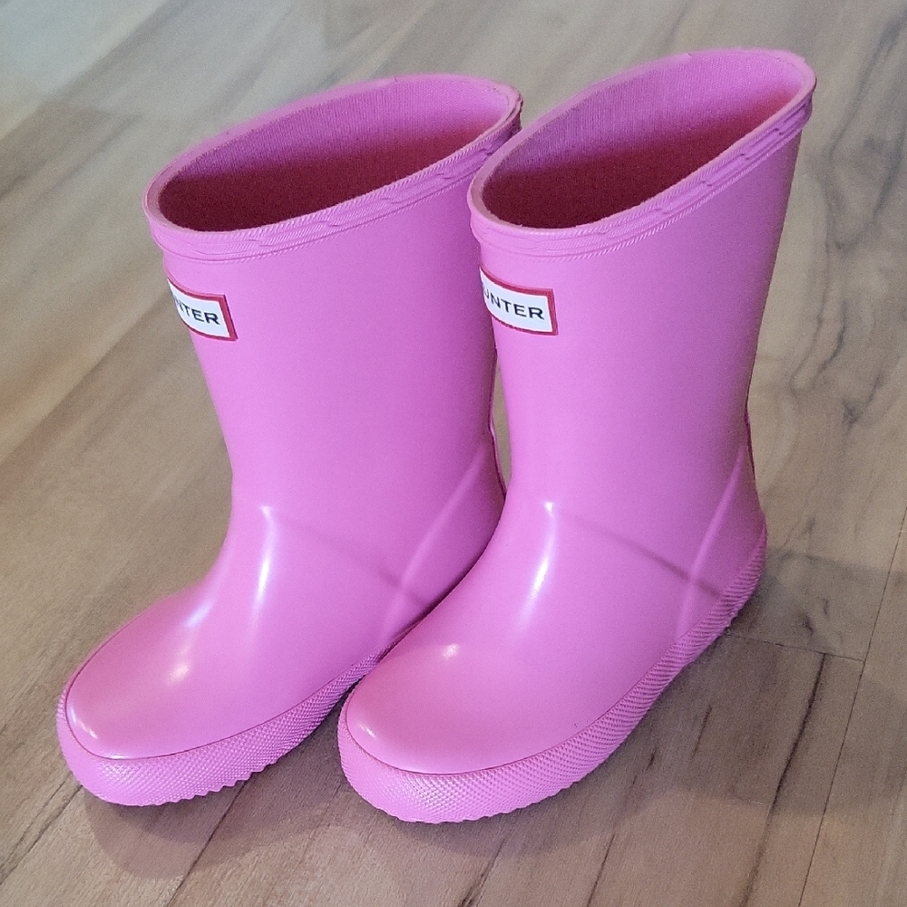 Hunter Fuchsia Waterproof Boots - Picture 5 of 8